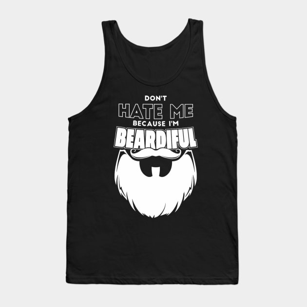 Beard and moustache funny Tank Top by mehdime